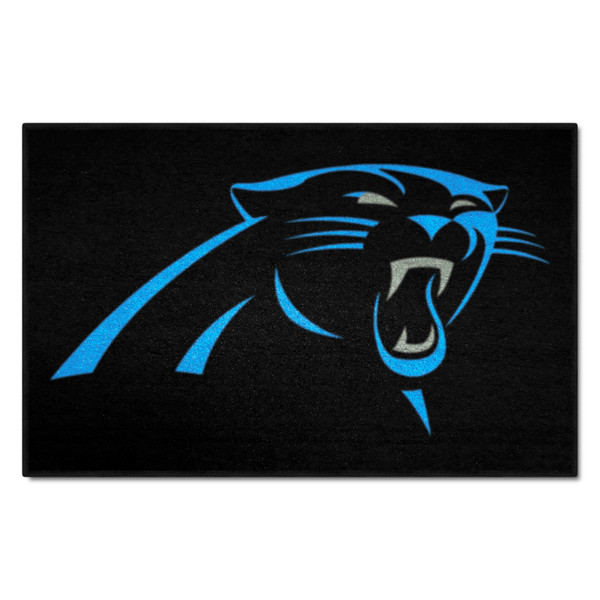 Carolina Panthers Starter Mat Panthers Primary Logo Black