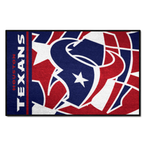Houston Texans NFL x FIT Starter Mat NFL x FIT Pattern & Team Primary Logo Pattern