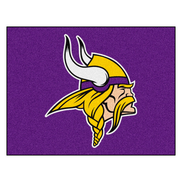 Minnesota Vikings All-Star Mat Vikings Primary Logo Purple