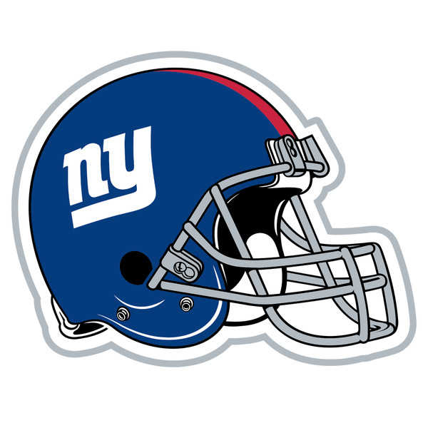 New York Giants Mascot Mat - Helmet "NY" Logo Dark Blue