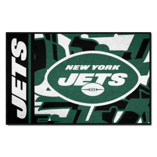 New York Jets NFL x FIT Starter Mat NFL x FIT Pattern & Team Primary Logo Pattern