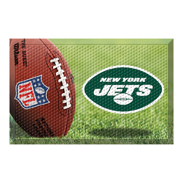 New York Jets Scraper Mat Oval Jets Primary Logo Photo