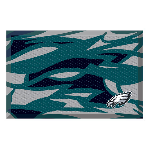 Philadelphia Eagles NFL x FIT Scraper Mat NFL x FIT Pattern & Team Primary Logo Pattern