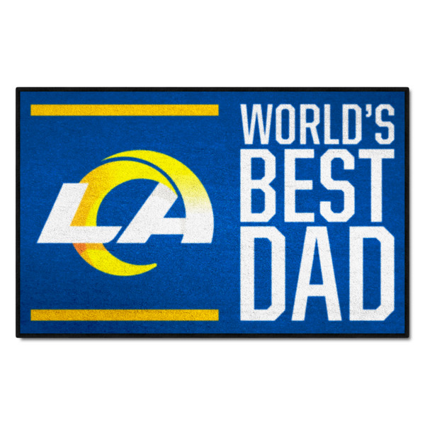 Seattle Seahawks Starter Mat - World's Best Dad Seahawks Primary Logo Navy
