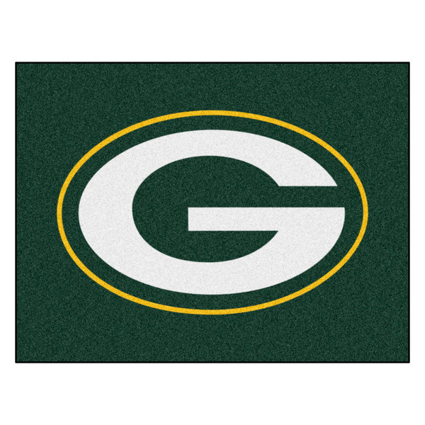 Green Bay Packers Tailgater Mat Packers Primary Logo Green