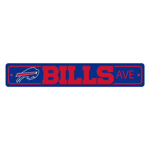 Buffalo Bills Street Sign Buffalo Primary Logo Blue