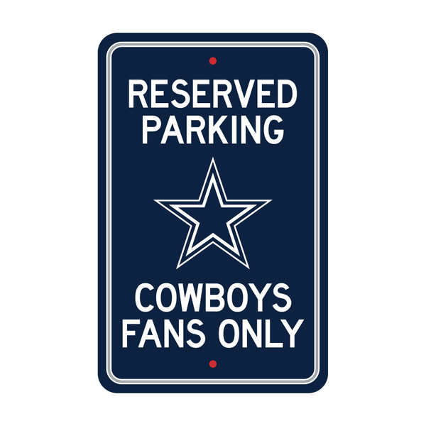 Dallas Cowboys Parking Sign Star Primary Logo Navy