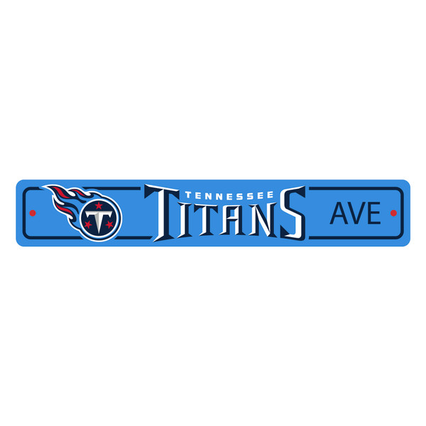 Tennessee Titans Street Sign Flaming T Primary Logo Navy
