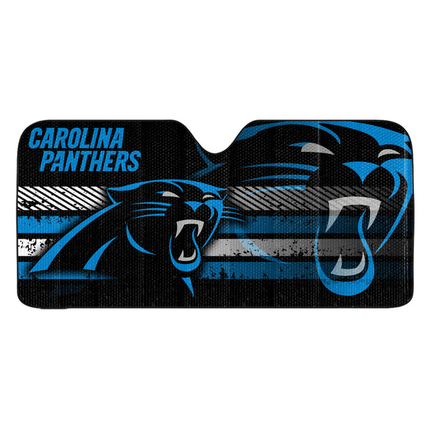 Carolina Panthers Auto Shade Primary Logo, Alternate Logo and Wordmark Black