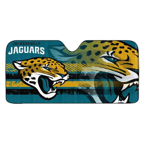 Jacksonville Jaguars Auto Shade Primary Logo, Alternate Logo and Wordmark Teal