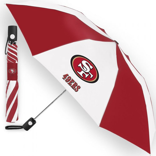 San Francisco 49ers 42 Inch Auto Folding Umbrella