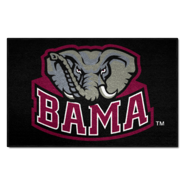 University of Alabama - Alabama Crimson Tide Starter Mat A Primary Logo Black
