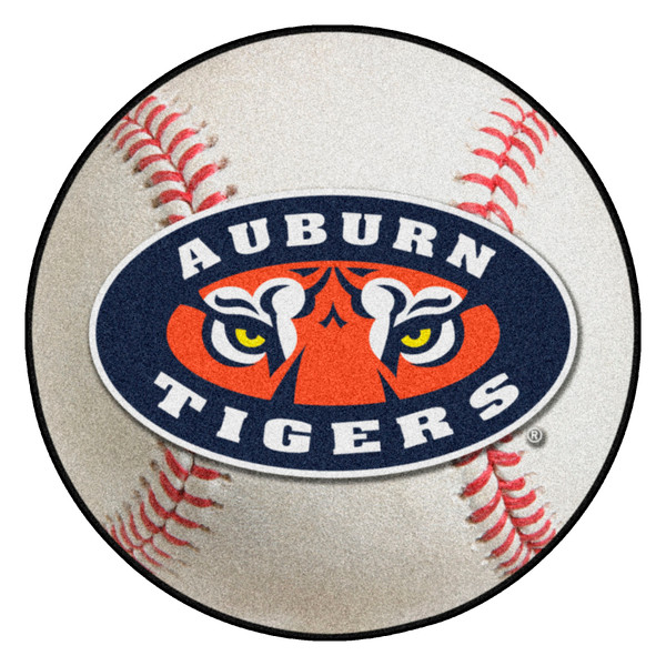 Auburn University - Auburn Tigers Baseball Mat AU Primary Logo White