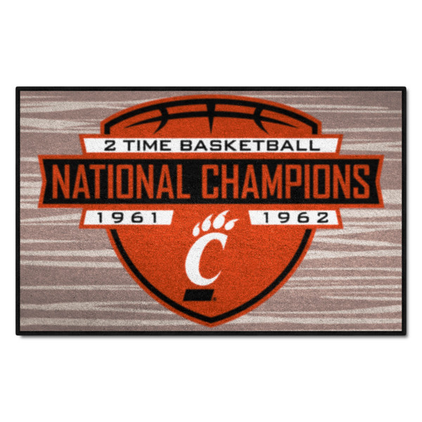 University of Cincinnati - Cincinnati Bearcats Dynasty Starter Mat Claw C Primary Logo Tan