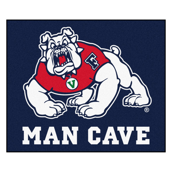 Fresno State - Fresno State Bulldogs Man Cave Tailgater 4-Paw Bulldog Primary Logo Navy