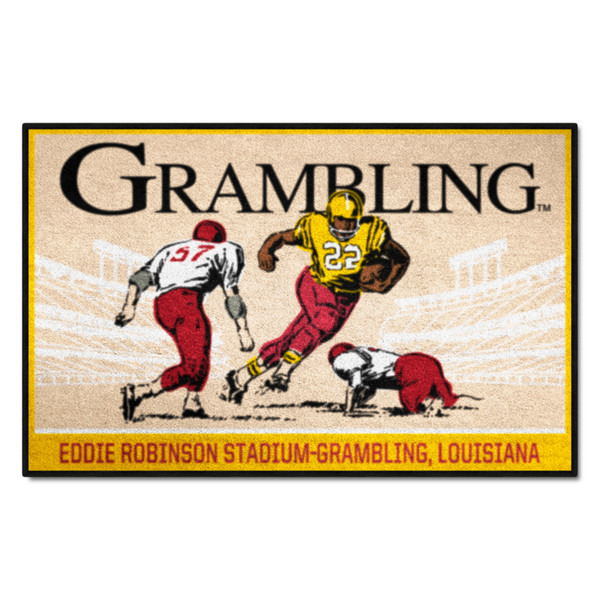 Grambling State University - Grambling State Tigers Starter Mat - Ticket Grambling Wordmark Tan