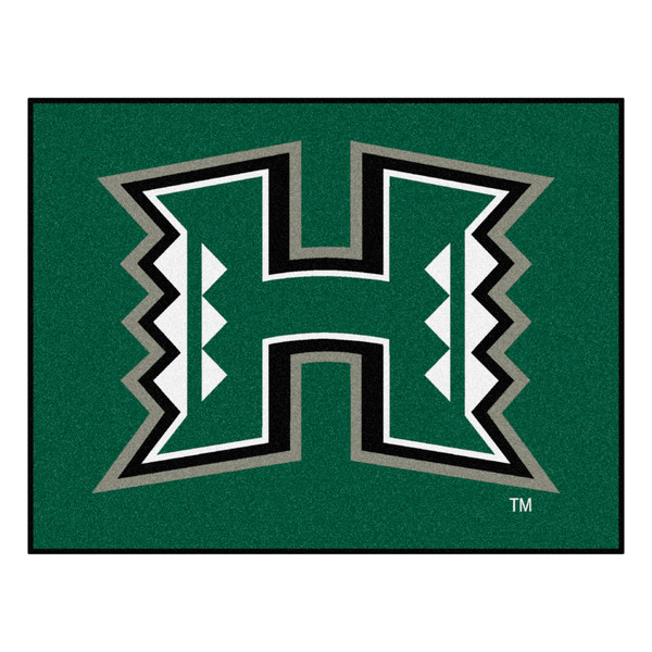 University of Hawaii - Hawaii Rainbows All-Star Mat H Primary Logo Green