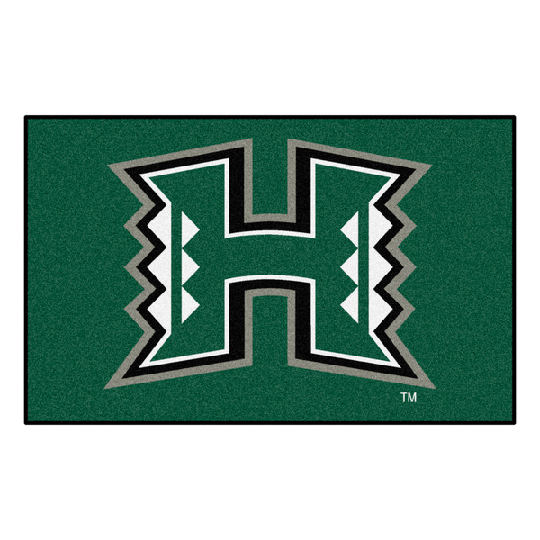 University of Hawaii - Hawaii Rainbows Ulti-Mat H Primary Logo Green