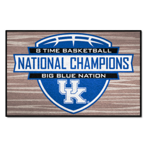 University of Kentucky - Kentucky Wildcats Dynasty Starter Mat UK Primary Logo Tan