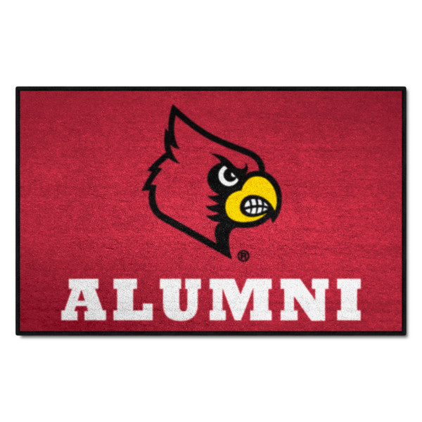 University of Louisville - Louisville Cardinals Starter Mat - Alumni Cardinal Primary Logo Red