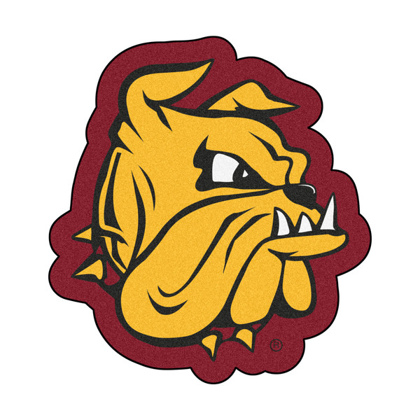 University of Minnesota-Duluth - Minnesota-Duluth Bulldogs Mascot Mat "Champ the Bulldog" Logo Yellow