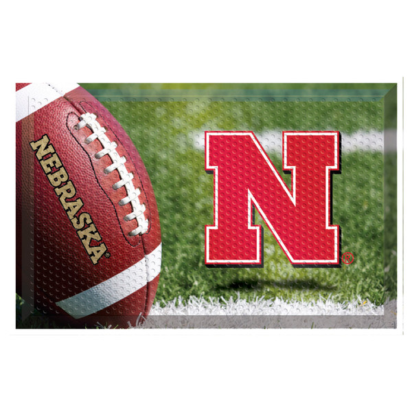 University of Nebraska - Nebraska Cornhuskers Scraper Mat N Primary Logo Photo
