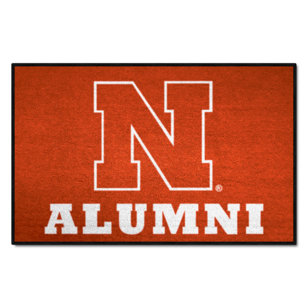 University of Nebraska - Nebraska Cornhuskers Starter Mat - Alumni N Primary Logo Red