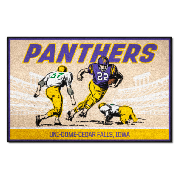 University of Northern Iowa - Northern Iowa Panthers Starter Mat - Ticket Panthers Wordmark Tan