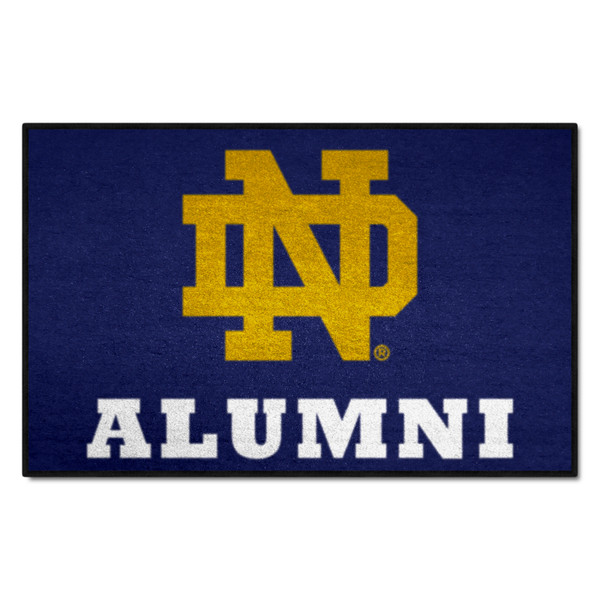 Notre Dame - Notre Dame Fighting Irish Starter Mat - Alumni ND Primary Logo Navy