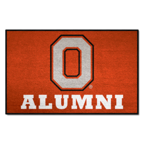 Ohio State University - Ohio State Buckeyes Starter Mat - Alumni Ohio State Primary Logo Maroon
