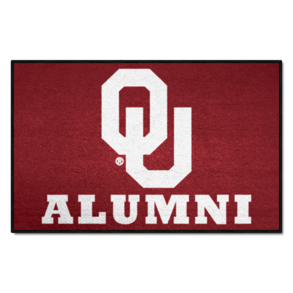 University of Oklahoma - Oklahoma Sooners Starter Mat - Alumni OU Primary Logo Crimson