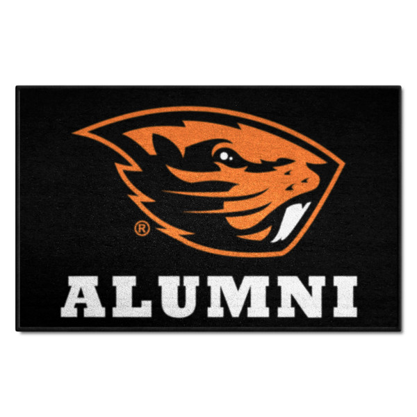 Oregon State University - Oregon State Beavers Starter Mat - Alumni Beaver Primary Logo Black