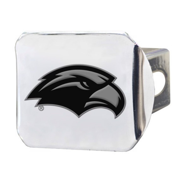 University of Southern Mississippi - Southern Miss Golden Eagles Hitch Cover - Chrome Eagle Primary Logo Chrome
