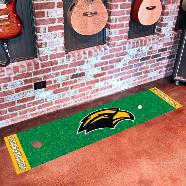 University of Southern Mississippi Putting Green Mat 18"x72"