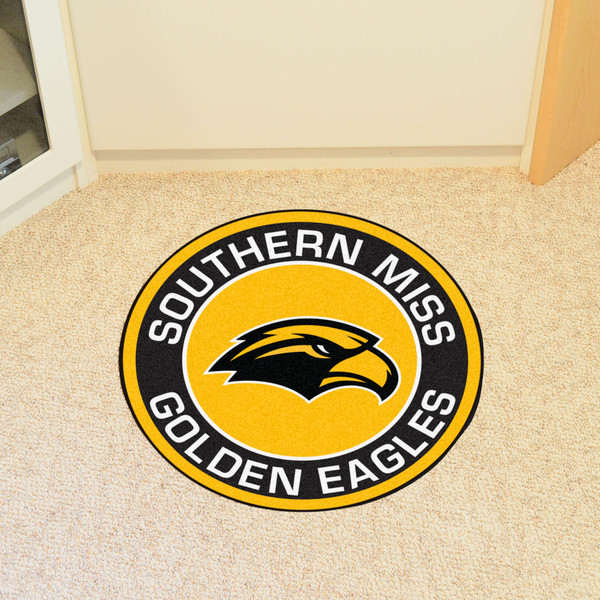 University of Southern Mississippi Roundel Mat 27" diameter