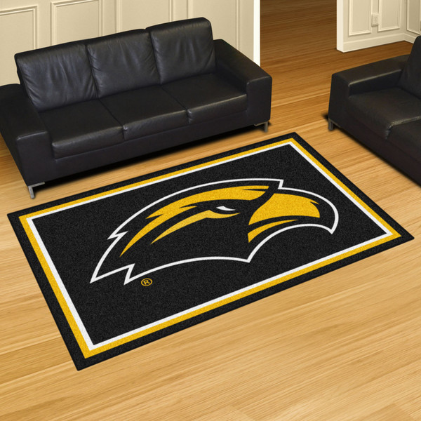 University of Southern Mississippi 5x8 Rug 59.5"x88"