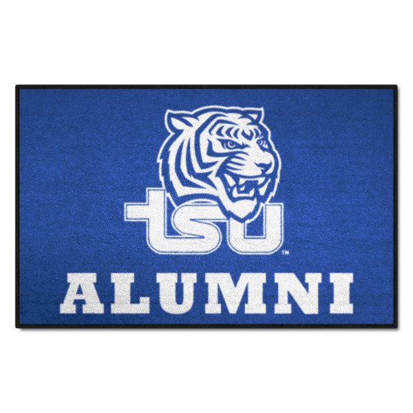 Tennessee State University - Tennessee State Tigers Starter Mat - Alumni "Tiger & TSU" Logo Blue