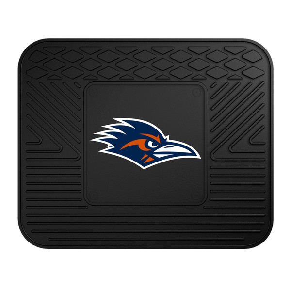 University of Texas at San Antonio - UTSA Roadrunners Utility Mat "Roadrunner Head" Logo Black