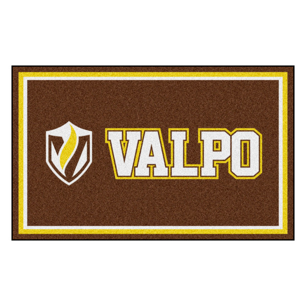 Valparaiso University - Valparaiso Beacons 4x6 Rug "V & VALPO" Logo Brown