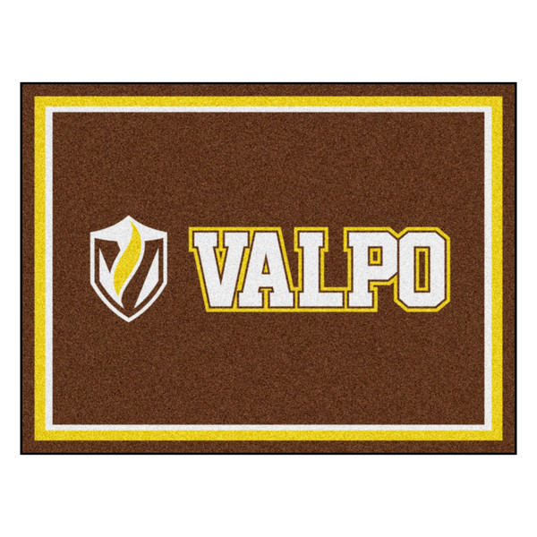 Valparaiso University - Valparaiso Beacons 8x10 Rug "V & VALPO" Logo Brown