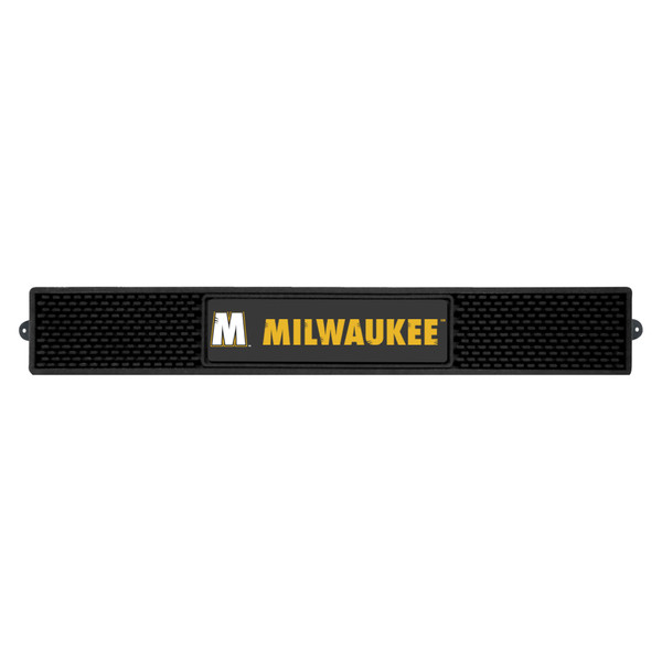 University of Wisconsin-Milwaukee - Wisconsin-Milwaukee Panthers Drink Mat "M" Logo and Milwaukee wordmark Black