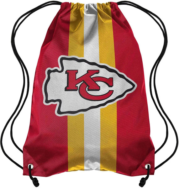 Kansas City Chiefs Strip Drawstring Backpack