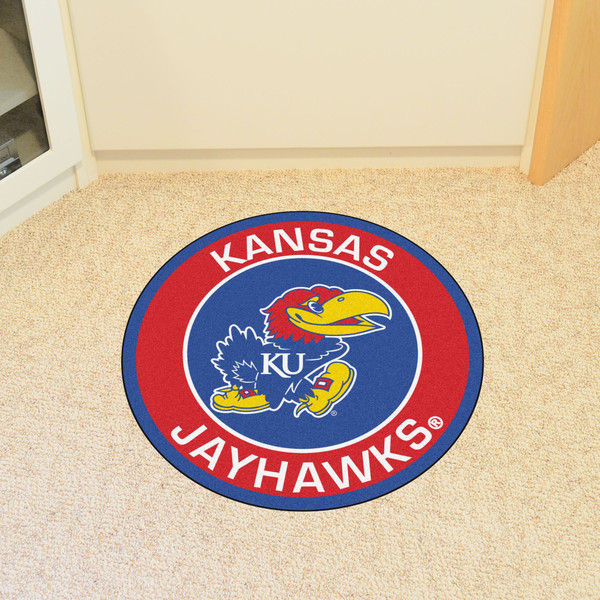 University of Kansas Roundel Mat 27" diameter