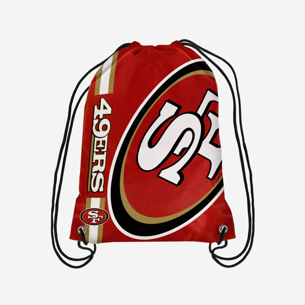 San Francisco 49ers Big Logo Drawstring Backpack