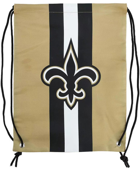 New Orleans Saints Big Logo Drawstring Backpack