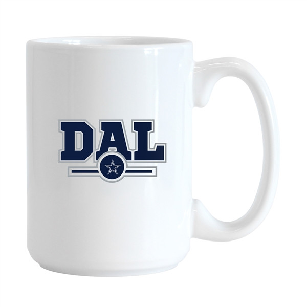Dallas Cowboys 15oz Letterman Sublimated Mug