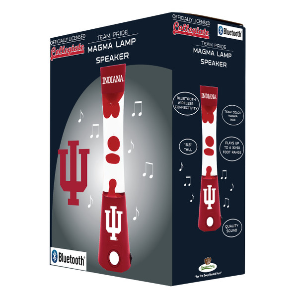 Indiana Hoosiers Magma Lamp - Bluetooth Speaker