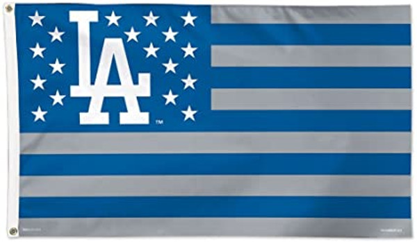 Los Angeles Dodgers Flag 3x5 Deluxe Americana Design