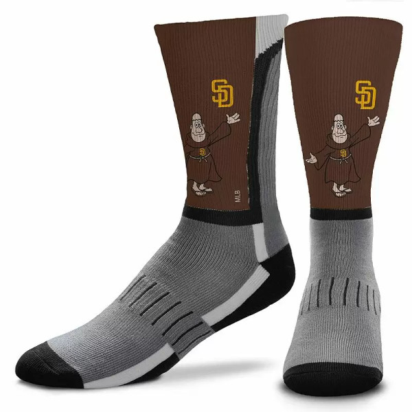 San Diego Padres Mascot Snoop V-Curve Crew Socks
