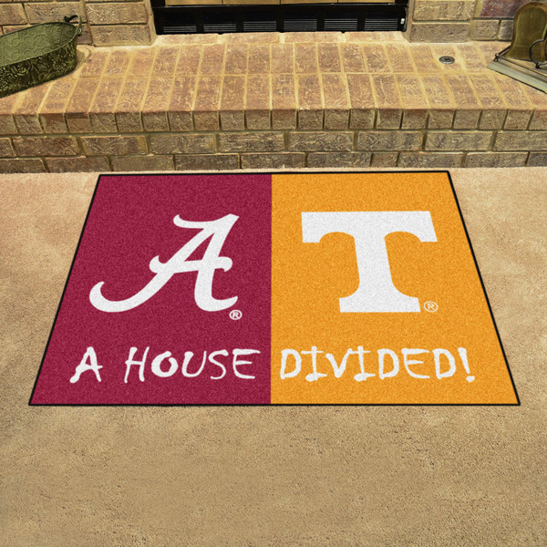 House Divided - Alabama / Tennessee House Divided Mat 33.75"x42.5"